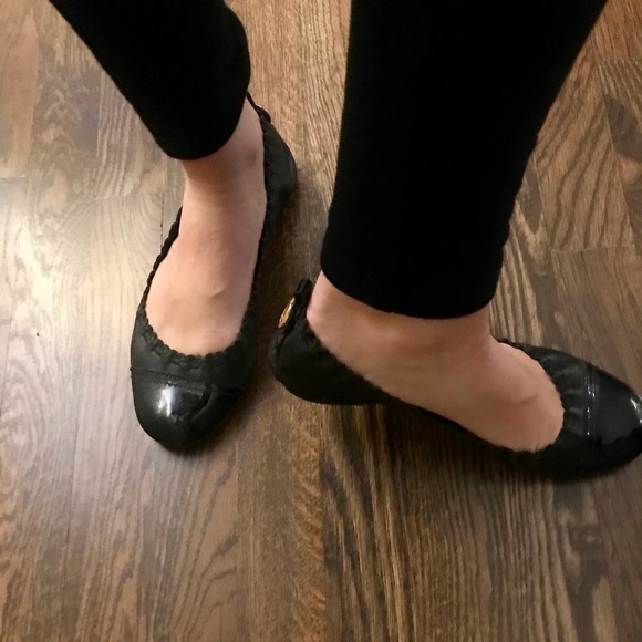 Black Tory Burch Flats - Picture 2 of 4